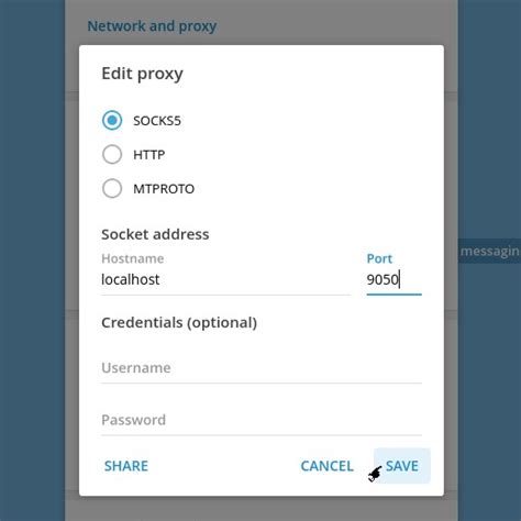 Tip: How to use Telegram via Tor .
